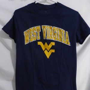 FANATICS, s, small, navy graphic tee, WV, West Virginia, BNWOT